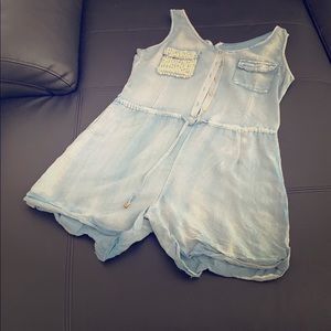 Pearled romper size Large